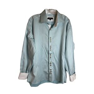 Bertigo‎ Turquoise Stripe Sz 6 (2XL)